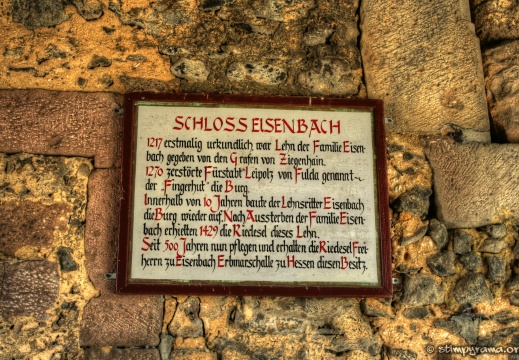 Schild Burg Eisenbach