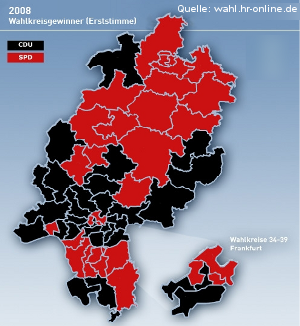 Wahlergebnisse 2008